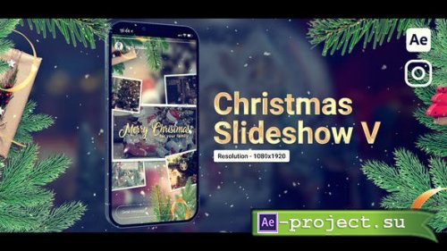Videohive - Christmas Slideshow | Vertical - 49803017 - Project for After Effects
