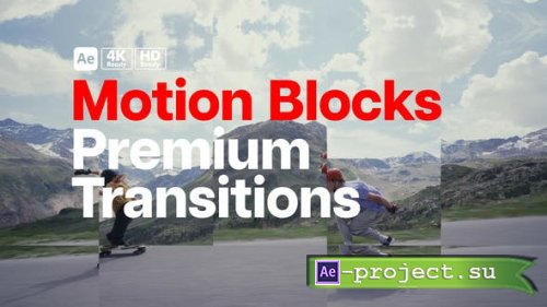 Videohive - Premium Transitions Motion Blocks - 49797652 - Project for After Effects