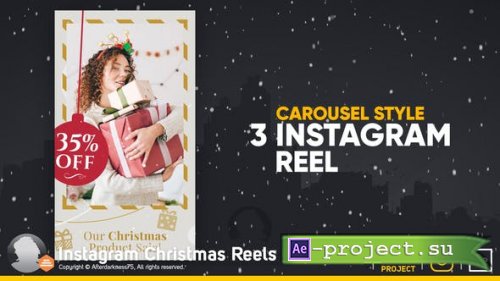 Videohive - Instagram Christmas Reels Carousel - 49703455 - Project for After Effects