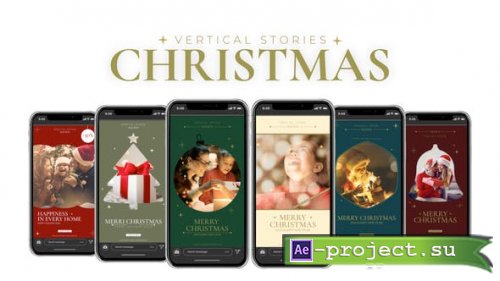 Videohive - Vertical Stories: Christmas - 49817037 - Project for After Effects