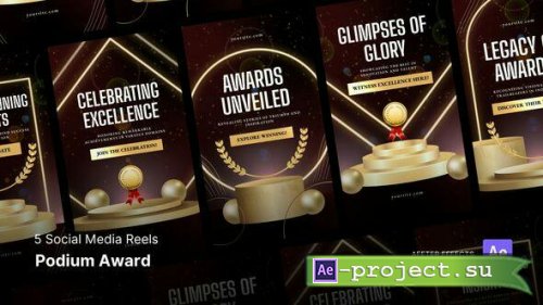 Videohive - Social Media Reels - Podium Award After Effects Template - 49815426 - Project for After Effects