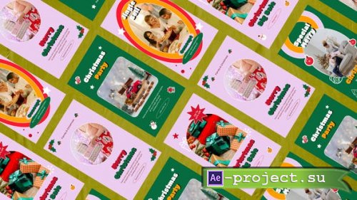 Videohive - Merry Christmas Retro Instagram Reel - 49830356 - Project for After Effects