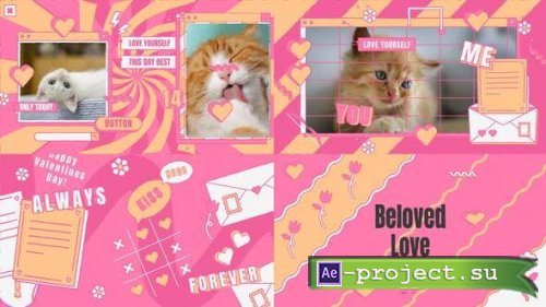 Videohive - Trendy Valentine's Day Intro - 49849690 - Project for After Effects