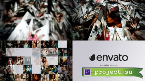 Videohive - Fashion Mosaic Photo Logo - 49849047 - Project for After Effects