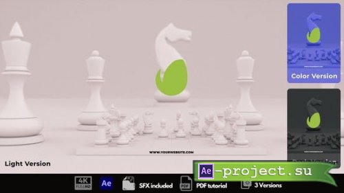 Videohive - Chess Logo Reveal - 49842222 - Project for After Effects