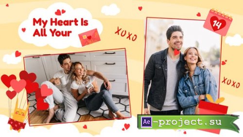 Videohive - Valentine Slideshow Promo - 49869974 - Project for After Effects