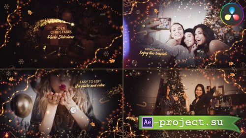 Videohive - Christmas Photos Slideshow for DaVinci Resolve - 49597954 - DaVinci Resolve Templates