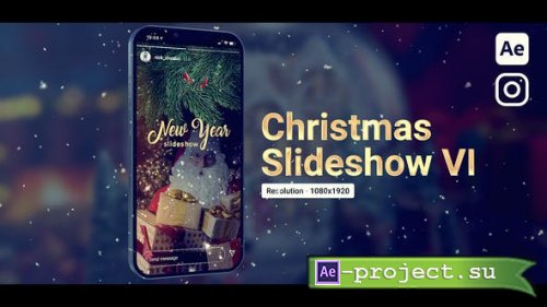 Videohive - Christmas Slideshow - Vertical - 49854896 - Project for After Effects