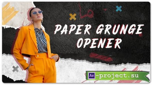 Videohive - Paper Grunge Opener - 49518159 - Project for After Effects