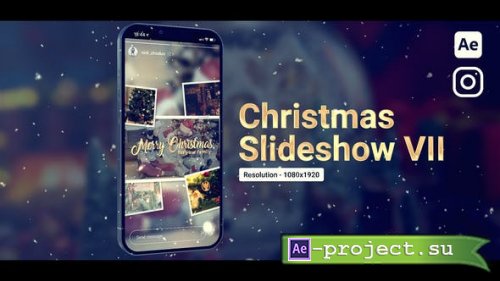 Videohive - Christmas Slideshow Vertical - 49895945 - Project for After Effects