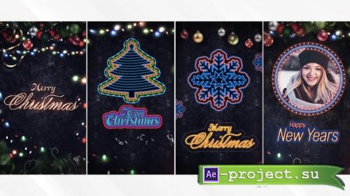 Videohive - Christmas & New Year Social Media Stories - 49869732 - Project for After Effects