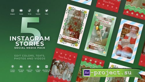 Videohive - Christmas Story Vertical Reel - 49908017 - Project for After Effects