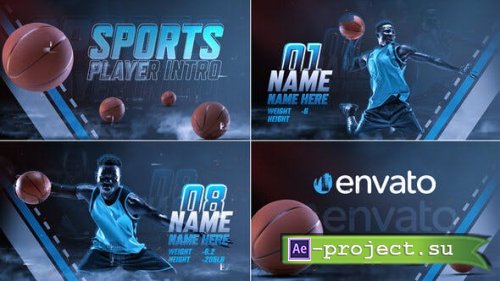 Videohive - Basketball Player Intro - 49477133 - Project for After Effects