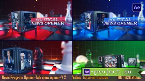 Videohive - News Program Opener-Talk Show Opener V-2 - 47133293 - Project for After Effects
