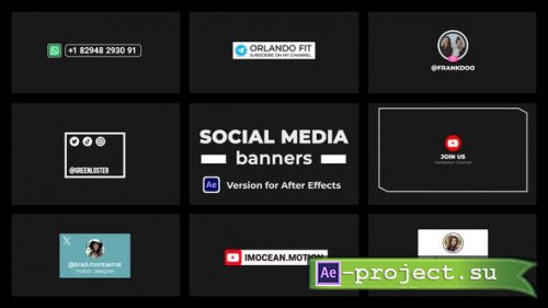 Videohive - Social Media Banners - 49881002 - Project for After Effects