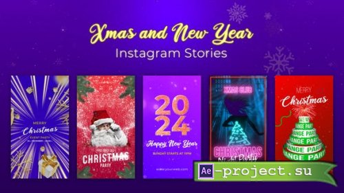 Videohive - Christmas and New Year Stories - 49902605 - Project for After Effects