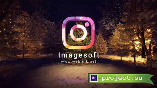 Videohive - Christmas Night Logo - 49918264 - Project for After Effects