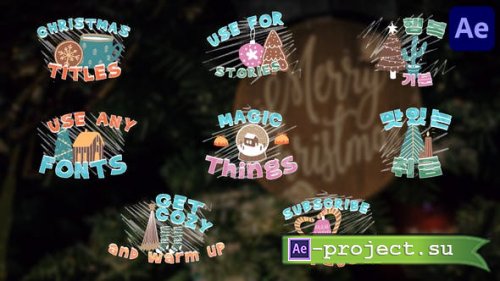 Videohive - Christmas Cartoon Titles for After Effects - 49921108 - Project for After Effects