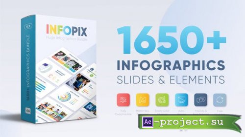 Videohive Infographics Pack V2 - 30355920 - Project & Script for After Effects