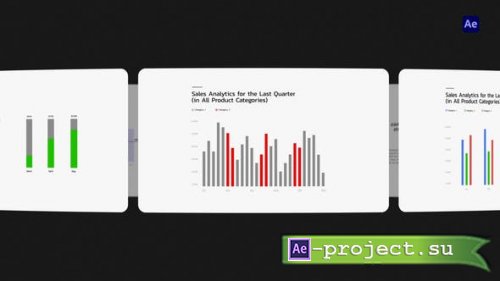 Videohive - Minimalistic Bar Charts - 49913530 - Project for After Effects
