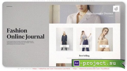 Videohive - Fashion Journal Professional Promo - 49955783 - Project for After Effects