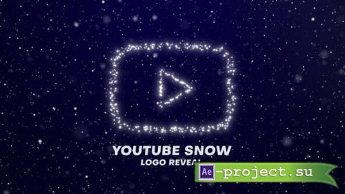 Videohive - Youtube Snow Logo Reveal - 49930614 - Project for After Effects
