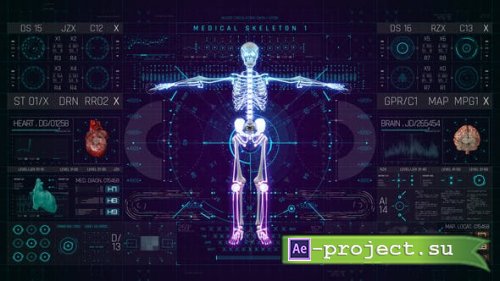 Videohive - HUD PRO Medical Skeleton - 49921013 - Project for After Effects