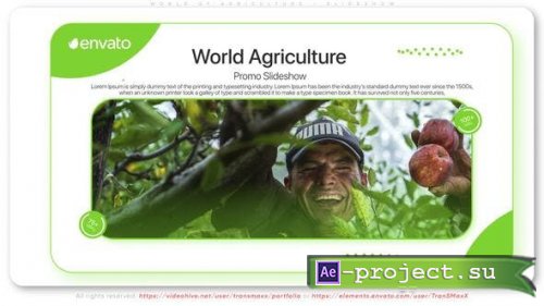 Videohive - World of Agriculture - Slideshow - 49969047 - Project for After Effects