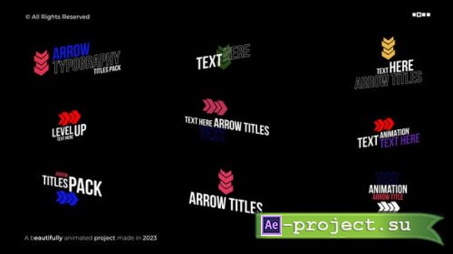 Videohive - Arrows Titles | After Effects - 49982357 - Project for After Effects