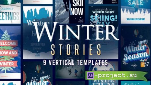 Videohive - Winter Season Stories - 49976159 - Project for After Effects