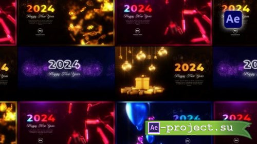 Videohive - New Year Greetings Pack - 49986596 - Project for After Effects