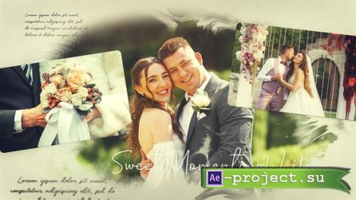 Videohive - Ink Wedding slideshow - 49997798 - Project for After Effects