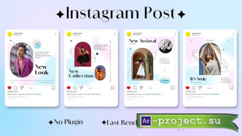 Videohive - Instagram Posts - 48999268 - Project for After Effects