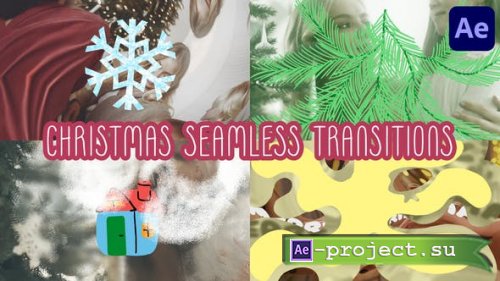 Videohive - Cartoon Christmas Seamless Transitions for After Effects - 50037973 - Project for After Effects