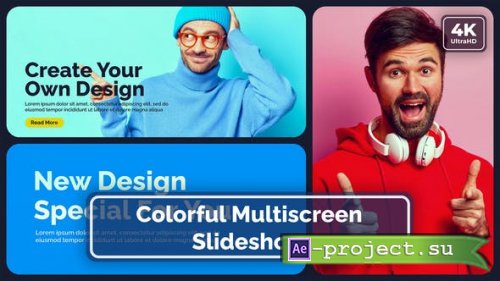Videohive - Multiscreen Opener Split Screen Sldeshow - 50039466 - Project for After Effects