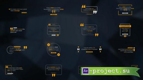 Videohive - Quotes Titles - 50034887 - Project for After Effects