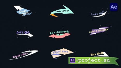 Videohive - Arrow sketch titles [After Effects]  - 50040242 - Project for After Effects