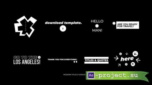 Videohive - Modern Titles | AE - 50073652 - Project for After Effects