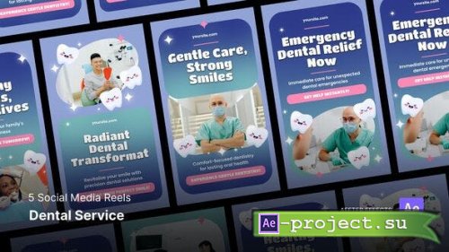 Videohive - Social Media Reels - Dental Service After Effects Template - 50070965 - Project for After Effects