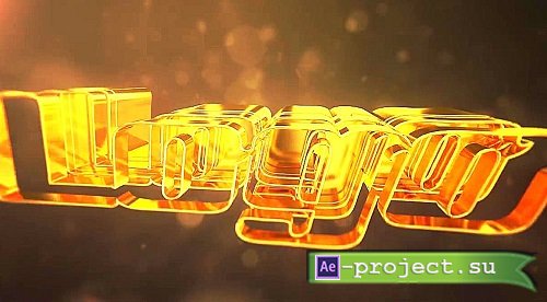 Gold 3D Logo Intro 1194864 - Project for After Effects 