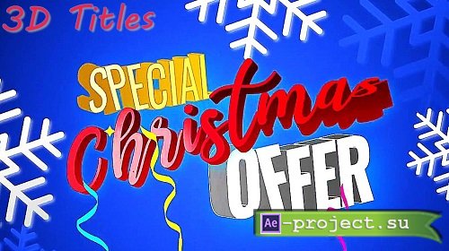 Jolly Times - 3D Titles 2044660 - Project for After Effects