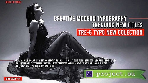 Typography Pack (Line) 977624 - Premiere Pro Templates