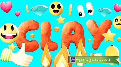 Clay Assets & Type 1590485 - Project for After Effects