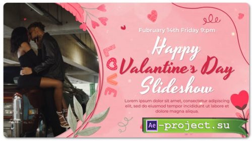 Videohive - Valentines Day Slideshow - 50096181 - Project for After Effects
