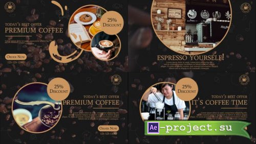 Videohive - Coffee Shop Promo - 50112045 - Project for After Effects