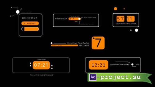 Videohive - Countdown Timer Toolkit V29 - 50115234 - Project for After Effects