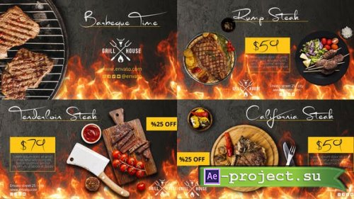 Videohive - Barbecue Food Promo - 50121374 - Project for After Effects