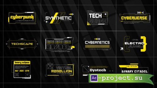 Videohive - Cyberpunk Glitch Titles - 49987591 - Project for After Effects