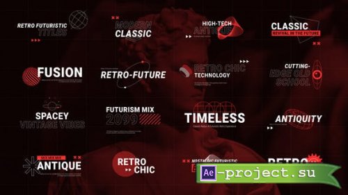 Videohive - Retro Futuristic Titles - 49207122 - Project for After Effects