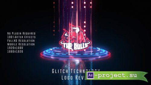 Videohive - Glitch Technology Logo Reveal - 50129887 - Project for After Effects